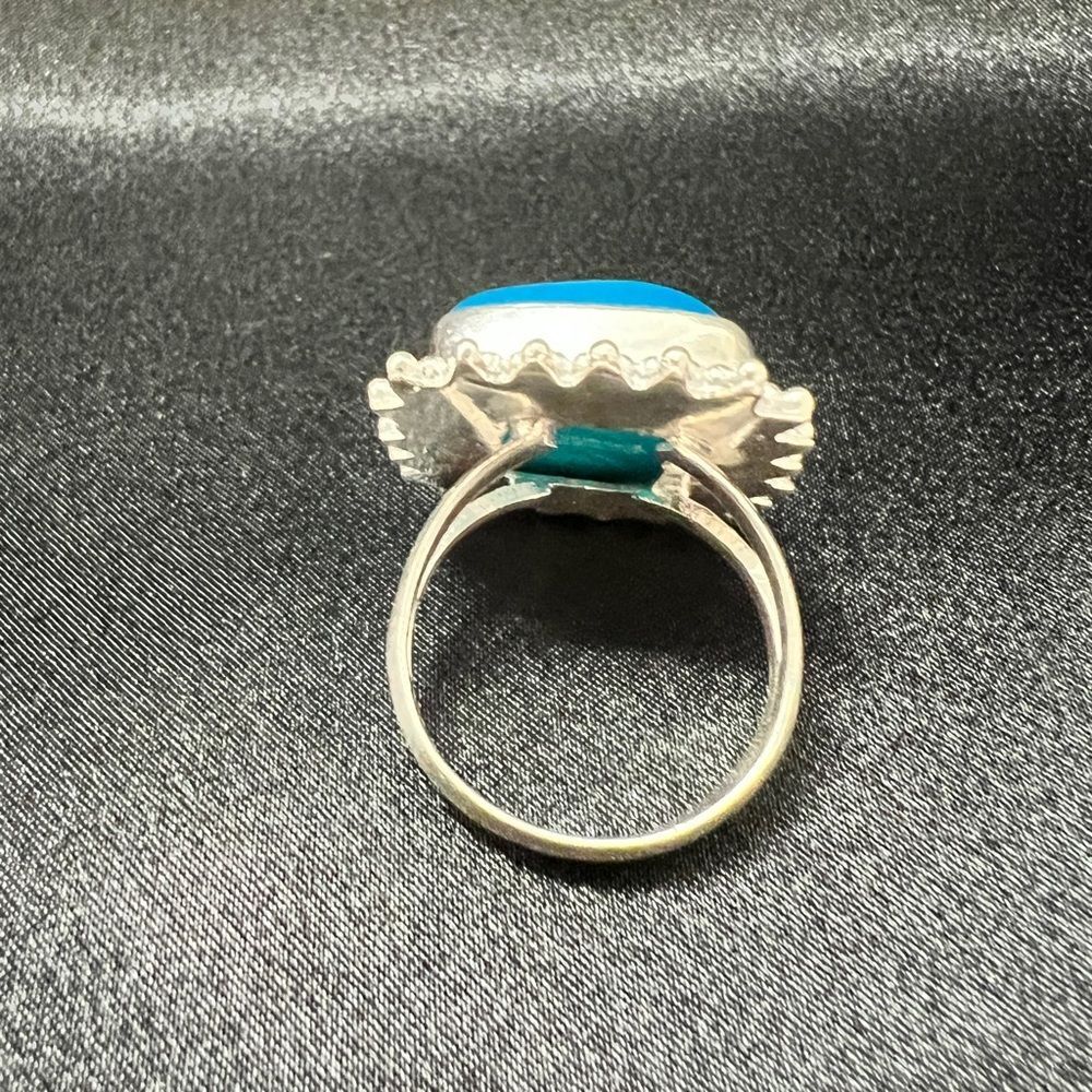 Sterling Silver Genuine Botswana Agate Gemstone Handmade Jewelry Ring Size 8.5 - Picture 6 of 10